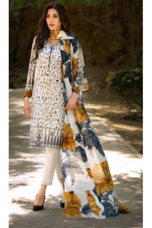 Gul Ahmed - White TL-191A (Two Piece Suit)